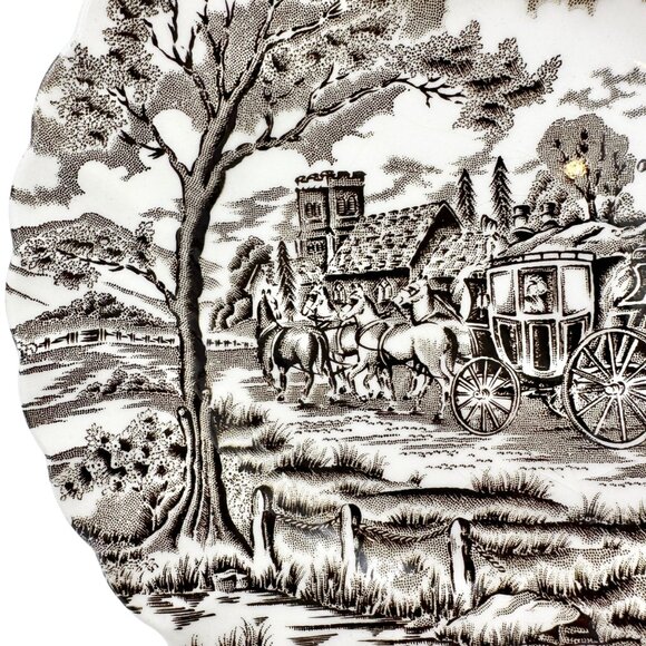 Royal Mail Fine Staffordshire Ironstone Bread Plate 6" England - Picture 2 of 8